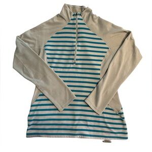 Patagonia women’s capilene midweight long sleeve shirt top blue Small